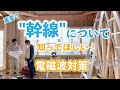 幹線ついて（電柱・電線からの電磁波の影響）
