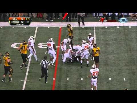 Justin Gilbert (CB Oklahoma State) vs Mizzou, 2014 Cotton Bowl
