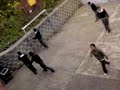Un  partido de futbo