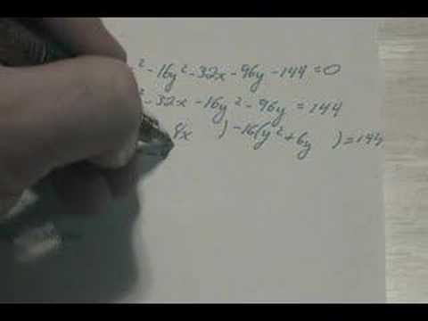 Hyperbola: General Form to Standard Form