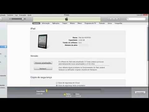 Sincronizar um iPhone ou iPad com iTunes