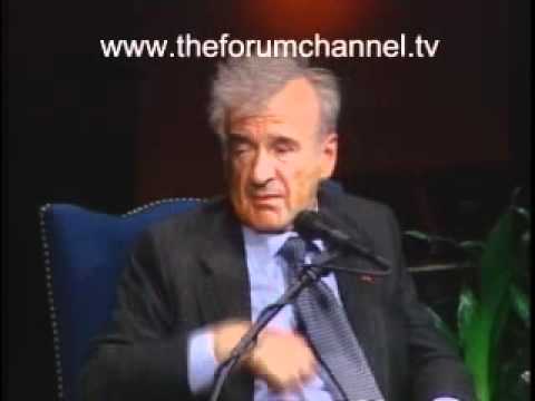 Elie Wiesel explains why “hate is a cancer”