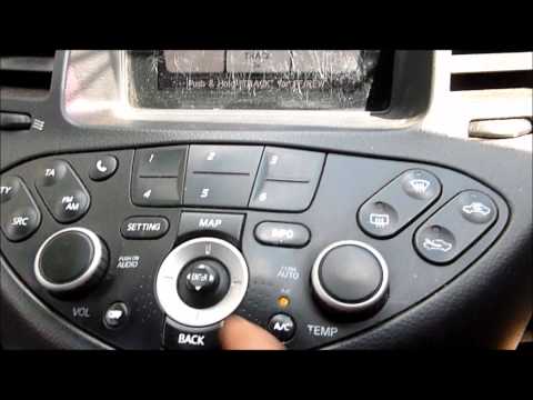 how to remove cd player from nissan primera