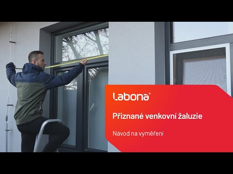 	Návod na vyměření přiznaných venkovních žaluzií