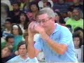 1991's Candlepin Bowling Championship show was much different compared to previous years. It was the first year that the stepladder format was introduced with 5 bowlers in the show, and prize money was also changed for 4th and 5th place finishers. Also, Gary Casey made a REMARKABLE score earlier during the daytime show (which was taped though) to qualify as 1st seed for the Championship show. This show sure was an exciting show, as it featured many great bowlers, great shots, and clutch performances. Here is part 2 of the 1991 Candlepin Bowling Championship Show.Enjoy and R.I.P. Don Gillis.