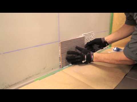 how to fasten tile edge