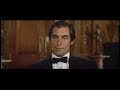 james bond is on possibly his most brutal mission yet. bond's good friend, felix leiter, is left near to death, by drug baron franz sanchez. bond sets off on the hunt for sanchez, but not everyone is happy. mi6 does not feel sanchez is their problem and strips bond of his license to kill. bond is now more dangerous than ever. bond gains the aide of one of leiter friends, known as pam bouvier and sneaks his way into the drug factories, which sanchez owns. will bond be able to keep his identity secret, or will sanchez see bond's true intentions? released on 1989 directed by: john glen starring: timothy dalton, robert davi, carey lowell, talisa soto, benicio del toro, desmond llewelyn