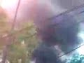 satya niketan car fire 13/8/08