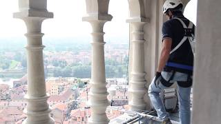 SecuRope Duomo Pavia installation