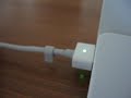 How to unplug an Apple MagSafe power adapter