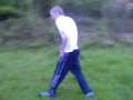 water balloons + 3 man catapolt = PAIN!