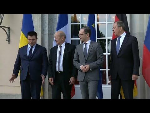 Ostukraine-Gesprche der Auenminister der Ukraine, Rus ...