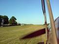 Landing a Tiger Moth at Van Sant