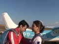 Salto Duplo M�rcia - www.mergulhonoceu.com.br - Paraquedismo