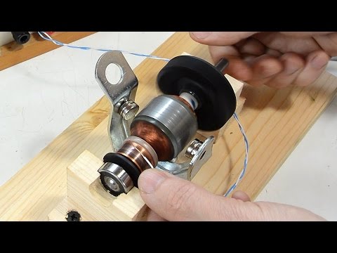 how to oil a dc motor