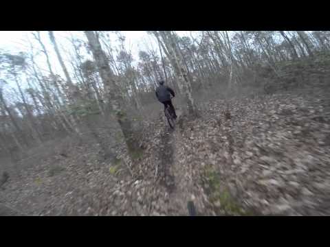 The Big Hills in the Back of Allaire State Park Mountain Biking New Jersey