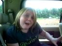 Shelby singing Hairspray. Shelby singing Hairspray.