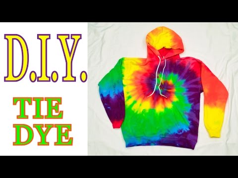 how to tie dye a zip up hoodie