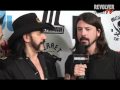 Dave Grohl and Lemmy goofing off backstage at Revolver Golden Gods- EXCLUSIVE