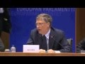 Bill Gates at the European Parliament in Brussels