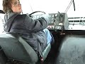 this is a video of me test driving a 1992 wayne lifestar fe with dt 466 engine and allison mt643 automatic transmission. the steering wheel shook bad when you reached 55mph due to a flat spot on the tire.