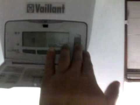 how to drain vaillant ecomax boiler
