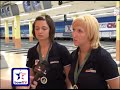 Tina Hulsch and Birgit Poppler talk about doubles gold medal