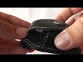 Leather Belt Holder for Lighters (Black)