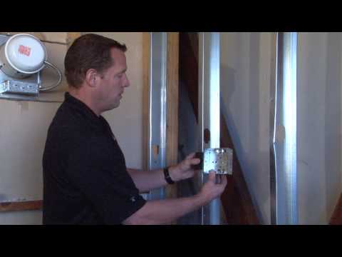 how to attach junction box to stud