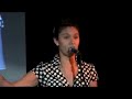 Sarah Kay performs at the Urbana Poetry Slam