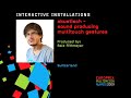 akustisch - sound producing multitouch gestures