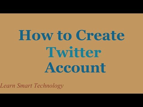 how to make a twitter account
