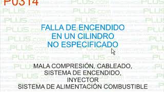 Interpretación dtc p0314