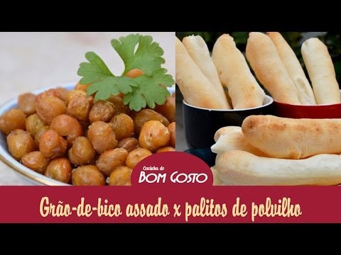 Grão-de-Bico Assado e Biscoitos de Polvilho