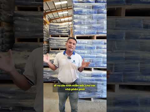 Xuất 44 tấn vữa trộn sẵn chống thấm Victory ra NPP miền Bắc