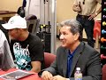 Dan Henderson and Bruce Buffer signing in Chicago 9/11/09 Redbull!