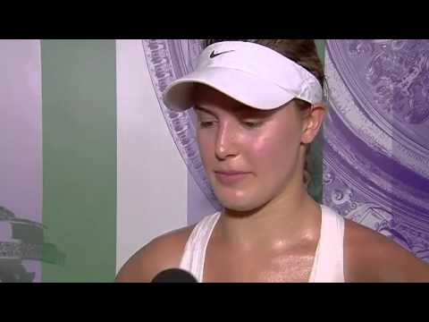 Eugenie Bouchard: 'I've never finished a match like that' - Wimbledon 2014