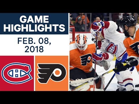 Video: NHL Game Highlights | Canadiens vs. Flyers - Feb. 8, 2018