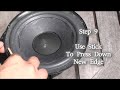 Replace a Speaker Foam Surround