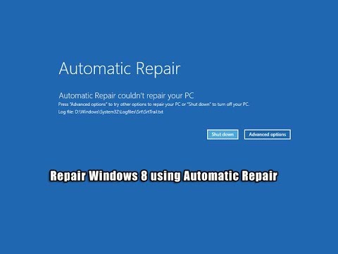 how to repair errors in windows 8