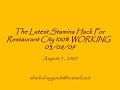 The Latest Stamina Hack For Restaurant City 100% WORKING 03/08/09