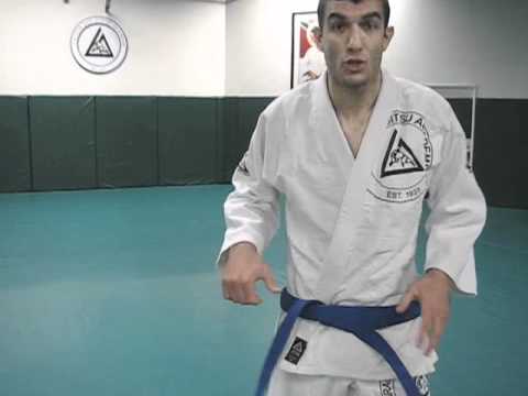 how to tie belt for gi