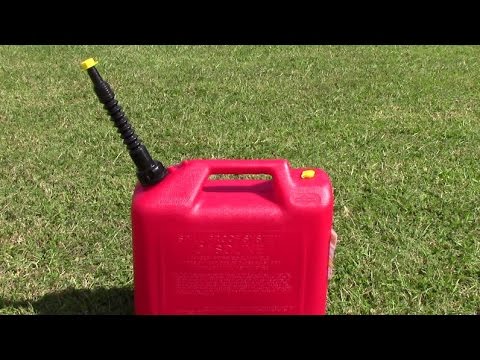 how to vent new gas cans