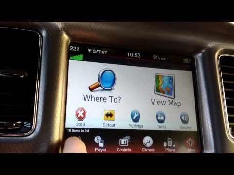 how to update garmin in chrysler