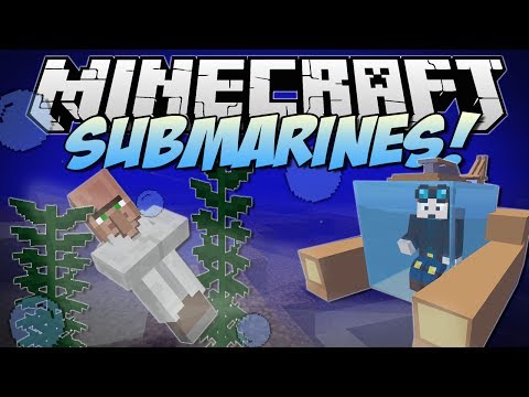 Minecraft | SUBMARINES! (Underwater Villages, Atlantis Tools & More!) | Mod Showcase