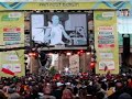 A German rock band performs at Fan Fest Berlin