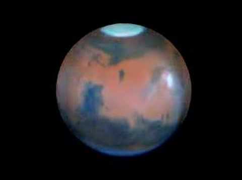 Rotating Mars Globe
