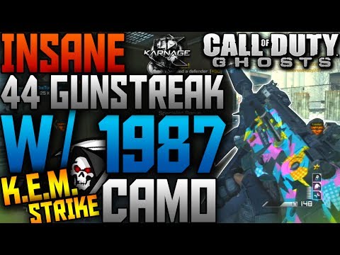 COD: Ghosts - 44 GUNSTREAK w/ NEW