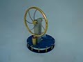 CarlAero Stirling Engine running on an ice cube