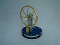 CarlAero Stirling Engine running on an ice cube